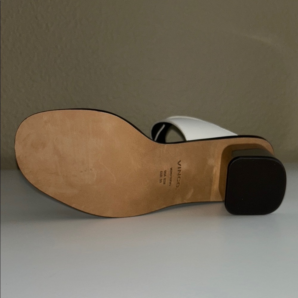Elegant White Block Heel Sandals - Picture 3 of 5